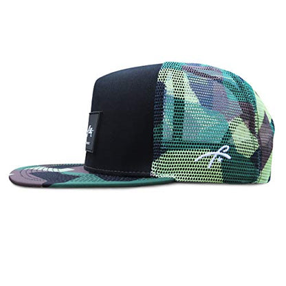 Grace Folly Trucker Hat for Men & Women. Snapback Mesh Caps - color: Modern Camo