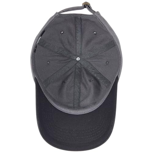 E BY ELIDAN Two Tone Dad Hat, Low Profile Baseball Cap - color: Charcoal Black