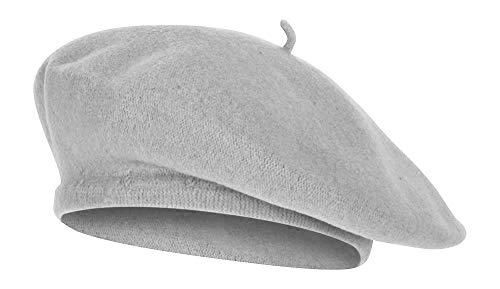 TOP HEADWEAR Wool Blend French Bohemian Beret - color: Grey