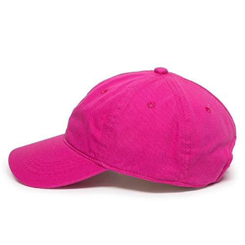 Pigeon Baseball Cap Embroidered Cotton Adjustable Dad Hat - color: Fuscha