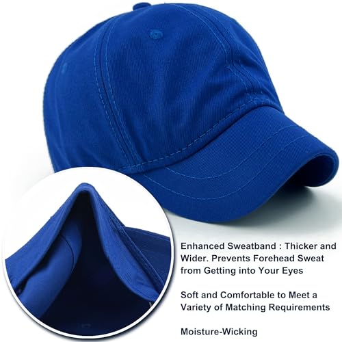Loneshark Short Brim Baseball Cap for Running Small Bill Umpire Hat - color: Skyblue