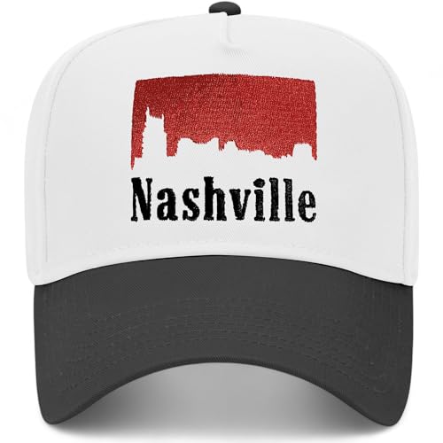 BROTHER TRUCKERS Nashville Skyline Hat - color: Black/White