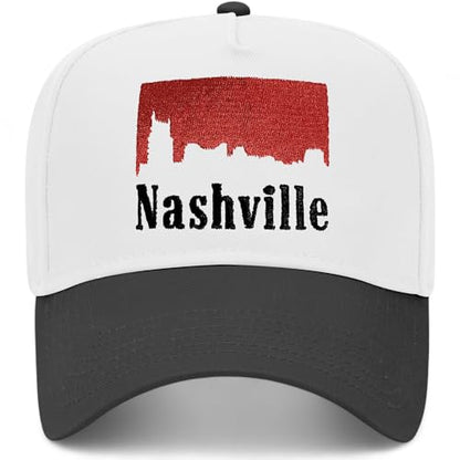 BROTHER TRUCKERS Nashville Skyline Hat - color: Black/White
