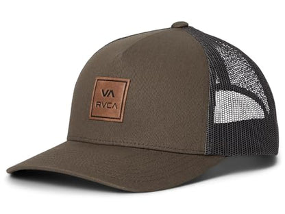 RVCA Men's VA All The Way Trucker Hat - color: Mushroom