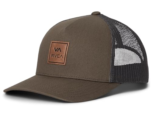 RVCA Men's VA All The Way Trucker Hat - color: Mushroom