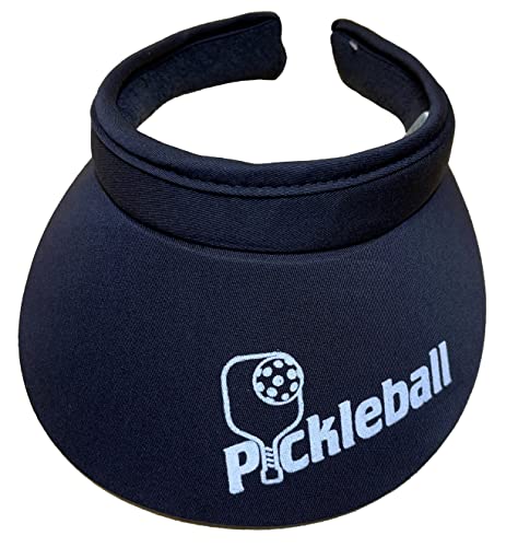 Cushees.com™ Slip-On Visor [733 Pickleball] - color: Black