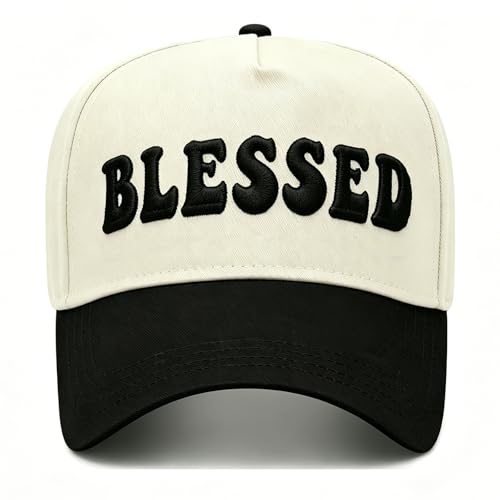 Vintage Canvas Embroidery Funny Hats Put It On My Husband's Tab Hat Adjustable Baseball Cap for Men Women - color: Blessed Black