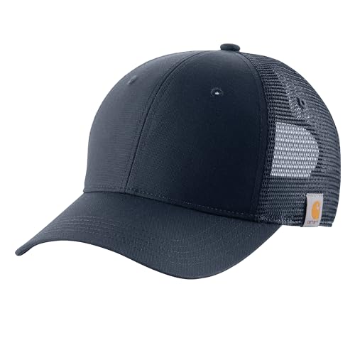 Carhartt Men's Rugged Professional Series Canvas Mesh-Back Cap - color: Navy