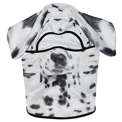 WTACTFUL 3D Animal Ears Balaclava, Breathable Face Mask for Halloween - color: Dalmatian Mss-02