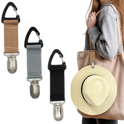 DRESHOW Women Straw Panama Hat Travel Fedora Beach Sun Hat Summer Wide Brim Straw Roll up Hat UPF 50+ - color: 03 Pack: Light Grey/Khaki/Black