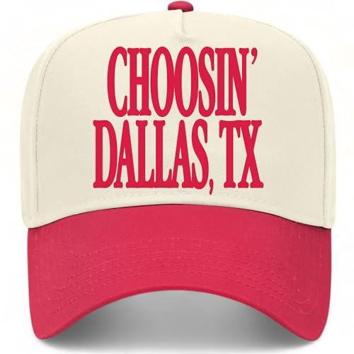 BROTHER TRUCKERS Choosin' Dallas Texas Hat - color: Red/Natural