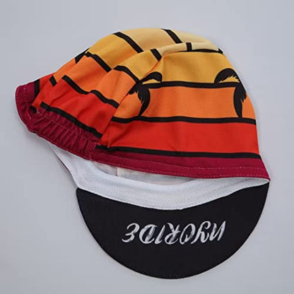 Canadian Flag Cycling Cap - Polyester Cycling Hat-Under Helmet - Cycling Helmet Liner Breathable&Sweat Uptake - color: Cdd