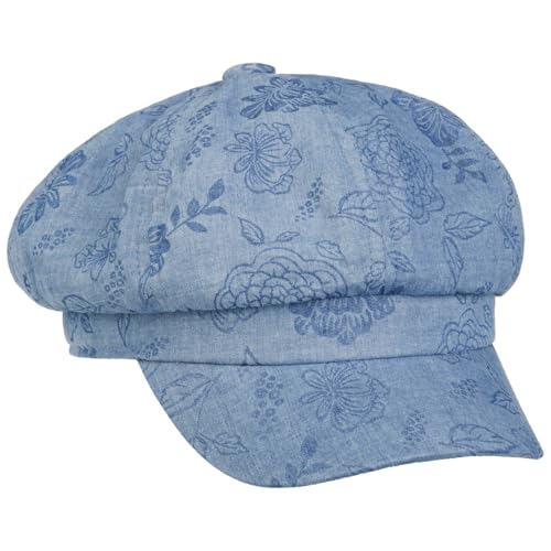 Lipodo Mixed Flowers Newsboy Cap Cotton Floral Unisex Spring Summer - size: 7 1/8