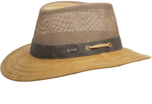 Outback Trading - Unisex Willis with Mesh, Color Field Tan, Size: X-Large