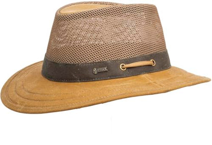 Outback Trading - Unisex Willis with Mesh, Color Field Tan, Size: X-Large
