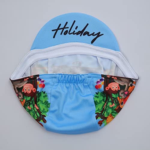 Funny Cycling Cap - Polyester Skull Cycling Hat-Under Helmet -Cartoon Cycling Helmet Liner Breathable&Sweat Uptake - color: Fuu-ee