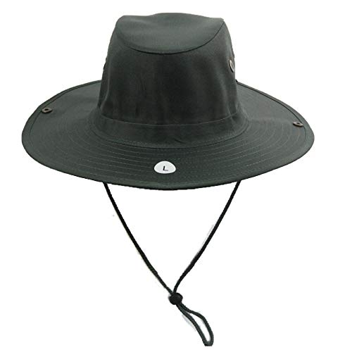 Bucket Sun Flap Hat Cap Fishing Hiking Army Military Snap Brim Neck Cover - color: Dark Olive, size: X-Large