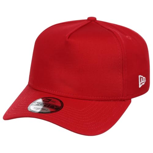 New Era 9FORTY A-Frame Snapback – Blank Custom Cap with Performance Fit from the Icon of Sports and Streetwear Culture - color: Red