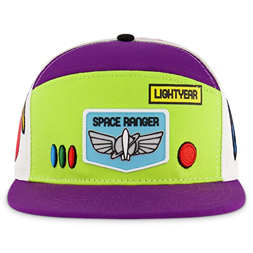 Concept One Unisex-Adult Disney Pixar Toy Story 4 Baseball Cap, Buzz Lightyear Adult Snapback Hat with Flat Brim