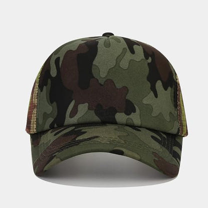 Women's Men's Fashion Baseball Cap Adjustable Strapback Hats Dad Hat Visor Sports Hat - color: Camouflage
