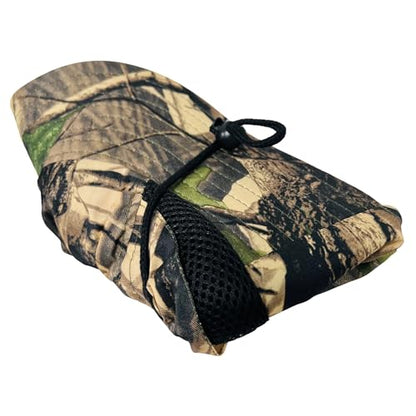 Packable and Adjustable Mesh Boonie Sun Hat with Neck Flap - color: Tan Hardwoods Camo