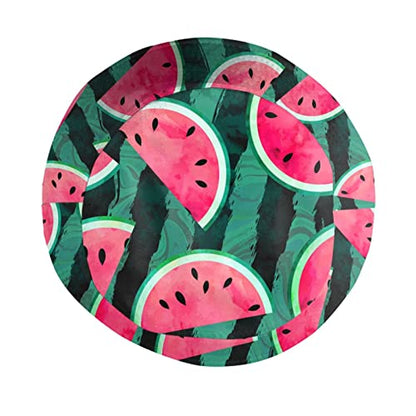 Bucket Hat Sun Beach Packable Fisherman Cap for Women Men Summer Outdoor Hiking - color: Watercolor Watermelon Green Red Fruit