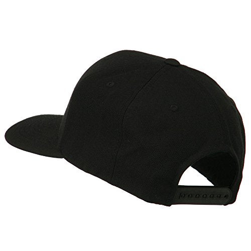 e4Hats.com Pink Diamond Outline Embroidered Snapback Cap - color: Black