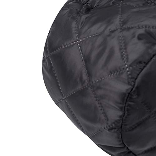 ONWAY Trapper Hat Winter Hats for Women Men with Faux Fur Ear Flaps - color: Black