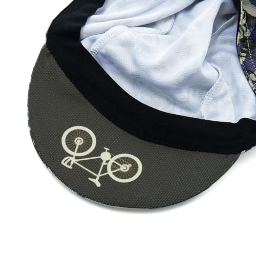 Cycling Cap for Man and Woman Cycling Hat Under Helmet-Polyester Breathable Sweat Absorbent - color: Aplan-22