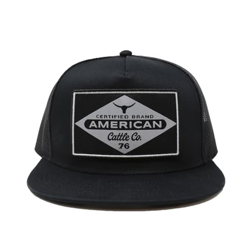 Billboard Adjustable Snapback Western Hat - color: Black