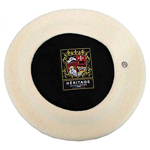 Laulhere Heritage Classiques Authentique Traditional French Wool Beret - color: Off-white