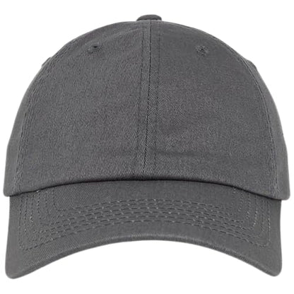 E BY ELIDAN Classic Dad Hat Cotton, Low-Profile Plain Baseball Cap, Adjustable, Breathable and Packable - color: Charcoal