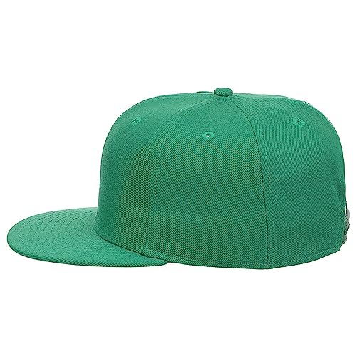 Lids Blank Dime Adjustable Snapback Hat - color: Kelly Green