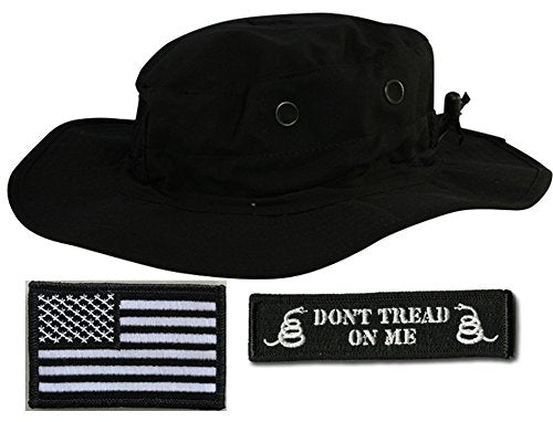Gadsden and Culpeper Operator Boonie Hat Bundle & Patches - USA/DTOM - color: Black