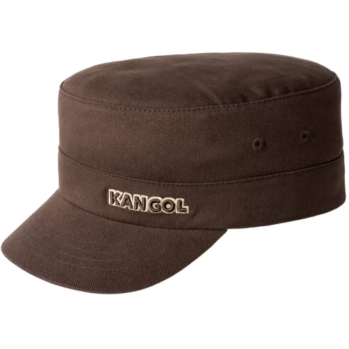 Kangol Cotton Twill Army Cap - color: Brown, size: Small-Medium