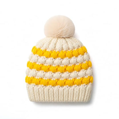 Winter Hats for Women Cable Knit Chunky Skull Cap Fleece Lined Thick Fold Cuff Beanie hat - color: Ginger& Cream Beanie, style: Pineapple