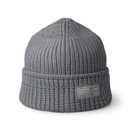Fisherman Beanie Cuffed Knit Winter Hat Trawler Sailor Watch Cap Men Women - color: Waffle (Cloudy)