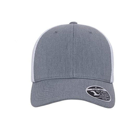 Flexfit 110 Mesh Cap One Size - color: Heather/White, size: One Size