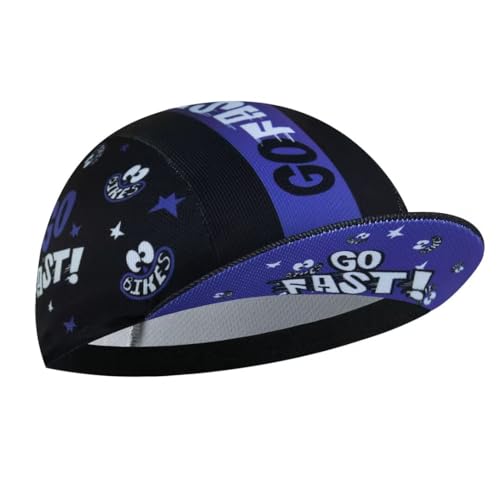 Cycling Cap for Man and Woman Cycling Hat Under Helmet-Polyester Breathable Sweat Absorbent - color: Go-3