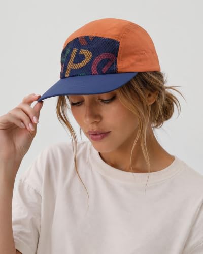 CLAPE Baseball Cap for Men, Water-Resistant Quick Dry 5 Panel Hat for Large Head - color: Bssc2513-orange