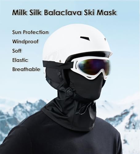 Ski Mask Balaclava Motorcycle Summer Face Mask Shiesty Mask for Men Women - color: A Black