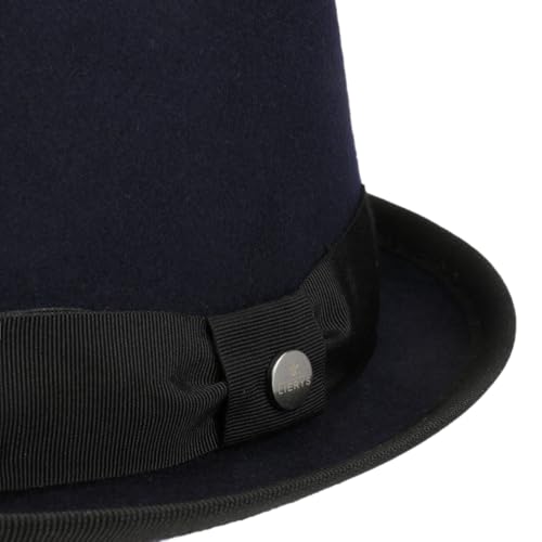 Lierys Diamond Crown Pork Pie Hat Women/Men | - color: Blue, size: 6 3/4-6 7/8