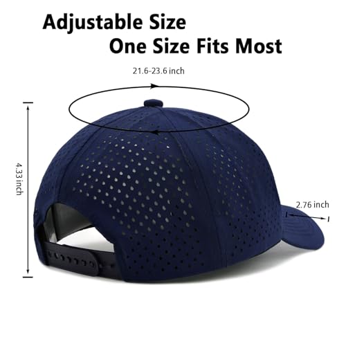 Quick Dry Trucker Hat for Men & Women Workouts Hats - color: Navy Blue
