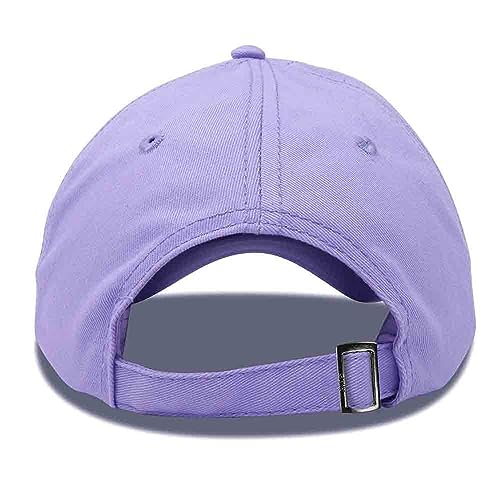 DALIX Baseball Cap Dad Hat Plain Men Women Cotton Adjustable Blank Unstructured Soft - color: Lavender