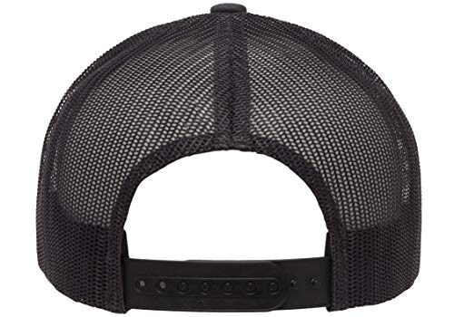 Yupoong Yp Classics Retro Trucker Cap - color: Charcoal, size: One Size, style: Single