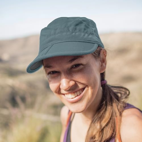 Sunday Afternoons Sun Tripper Cap, UPF 50+ Unisex Cadet Cap - color: Quarry, size: Medium
