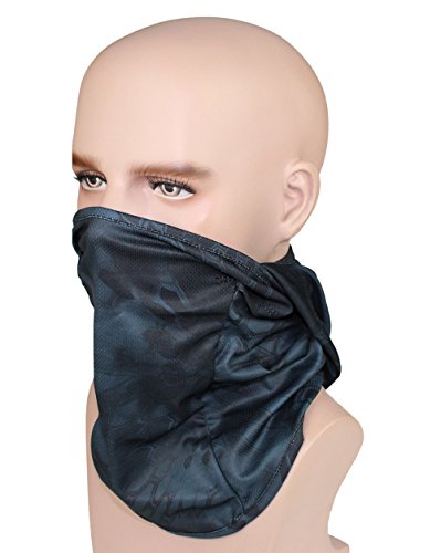 GANWAY Windproof Cap Tactic CS Motorcycle Mask Sunscreen Hat Ski Balaclava Headgear - color: Black