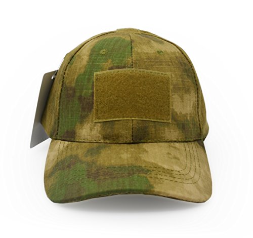 UltraKey Military Tactical Operator Cap, Outdoor Army Hat Hunting Camouflage Baseball Cap - color: Ruin Green Camouflage