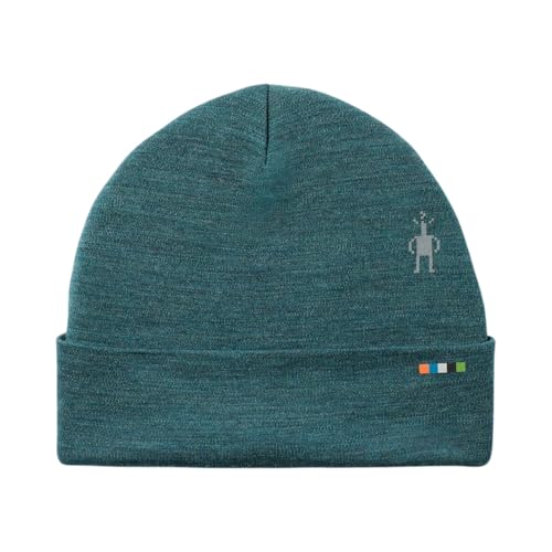 SmartWool Unisex Adult Thermal Merino Reversible Cuffed Beanie - color: Dark Teal Heather