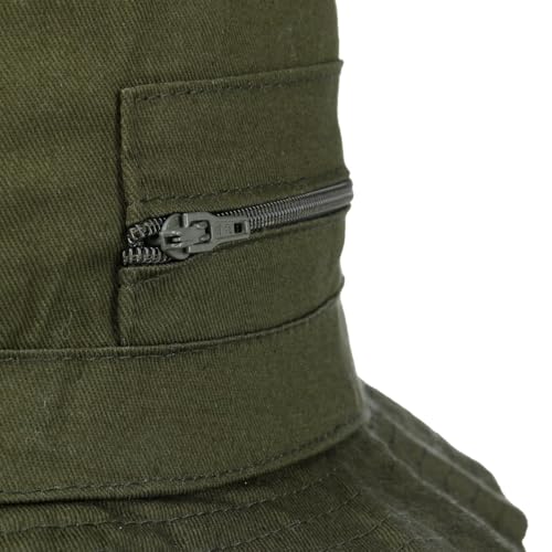 Lipodo Kibbuz Bucket Hat Packable Travel Men Women Summer Winter - color: Olive, size: 7 3/8